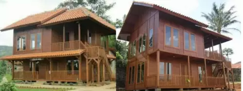 jasa bangun rumah kayu tangerang
